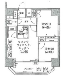 アイルイムーブル御茶ノ水 12階 間取り図