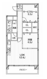 アーバンフラッツ芝浦 204 間取り図