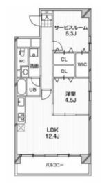 アーバンフラッツ芝浦 204 間取り図