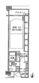 シティコート目黒 3-316 間取り図