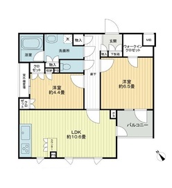 フィールM西新宿 2階 間取り図