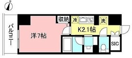 プライムメゾン初台 2F1 間取り図