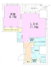 門前仲町レジデンス八番館 803 間取り図