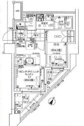 ルフォンリブレ大塚テラス 5階 間取り図