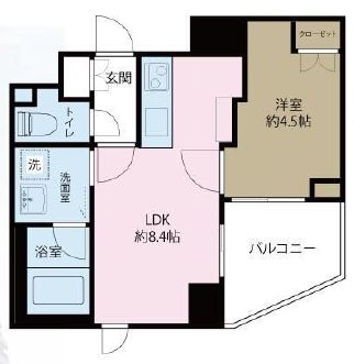 ルフォンリブレ大塚テラス 5階 間取り図