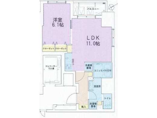 門前仲町レジデンス八番館 903 間取り図
