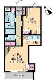 ガーデンテラス柿の木坂 303 間取り図