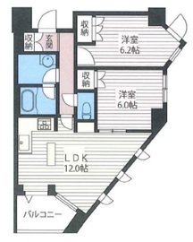 エスティメゾン北新宿 403 間取り図