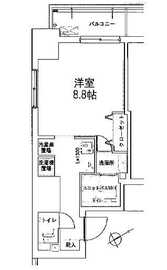 門前仲町レジデンス八番館 1301 間取り図