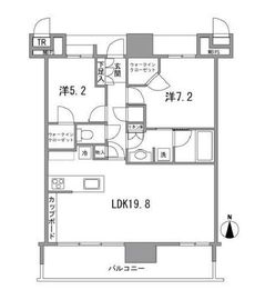 THE TOYOSU TOWER 26階 間取り図