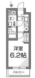 M's麻布十番 406 間取り図