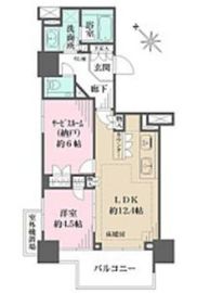 ザ・パークハウス赤坂レジデンス 4階 間取り図