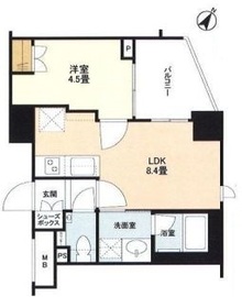 ルフォンリブレ大塚テラス 7階 間取り図