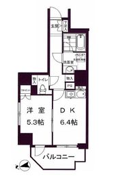 グランスイート明石町 5階 間取り図