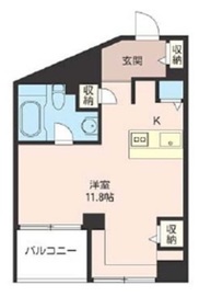 エスティメゾン麻布永坂 702 間取り図