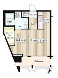 ホワイトフロント 305 間取り図
