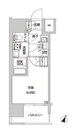 ラクラス幡ヶ谷 405 間取り図