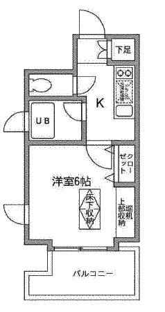 ラクラス木場公園 404 間取り図