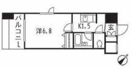 ドゥーエ新川 708 間取り図