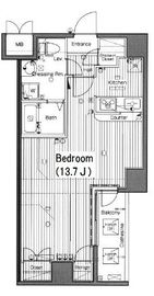 グランド・ガーラ南麻布 2階 間取り図