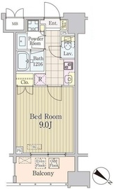 グランパレス東京八重洲アベニュー 303 間取り図