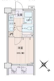 エコロジー都立大学レジデンス 424 間取り図