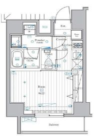 シーフォルム東麻布 11階 間取り図