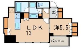 クラッシィスイート・ジオ東麻布 9階 間取り図