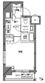 セジョリ目黒 8階 間取り図