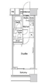 ファーストリアルタワー新宿 1310 間取り図