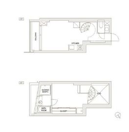 コートモデリア表参道 302 間取り図