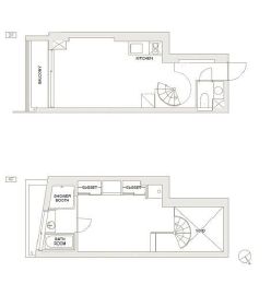 コートモデリア表参道 303 間取り図