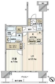 スターコート豊洲 14階 間取り図