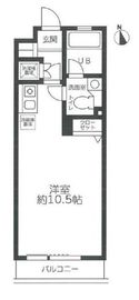 レジディア笹塚 403 間取り図