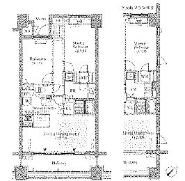 ロイヤルパークス豊洲 309 間取り図