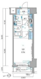 コンシェリア新橋 7階 間取り図