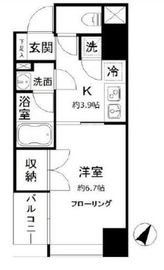 ウエストテラス汐留 401 間取り図