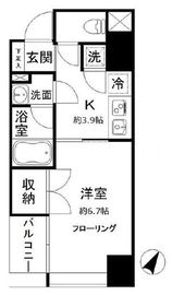 ウエストテラス汐留 1001 間取り図