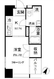 ウエストテラス汐留 402 間取り図