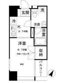 ウエストテラス汐留 902 間取り図