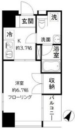 ウエストテラス汐留 1002 間取り図