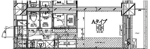 ドゥーエ蔵前 401 間取り図