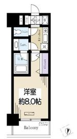 ドゥーエ蔵前 1002 間取り図