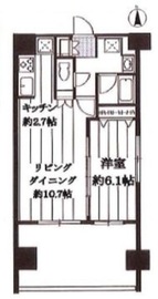 ドゥーエ蔵前 906 間取り図