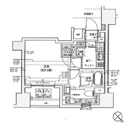 パークリュクス銀座mono 9階 間取り図