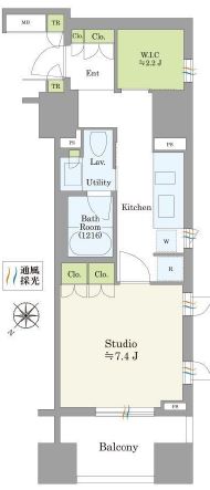 ブリリア銀座id 2階 間取り図