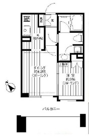 グラーサ渋谷松濤 3階 間取り図