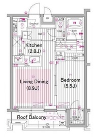 ガーラ・ヴィスタ武蔵小山 4階 間取り図