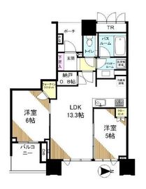 ドゥ・トゥール 46階 間取り図