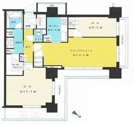 キャナルファーストタワー 31階 間取り図